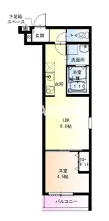 フジパレス鴫野東ウエスト【103号室】の間取り