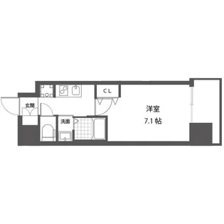 PARKHILLS今里蘭【1203号室】の間取り