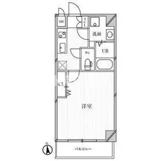 グランシエール都島【702号室】の間取り