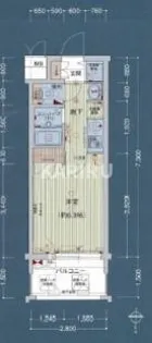 プレサンス城北公園アクアージュ【304号室】の間取り