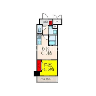 クローバーレジデンス城東放出【902号室】の間取り
