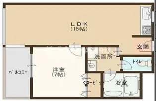 メゾンドノブレ【305号室】の間取り