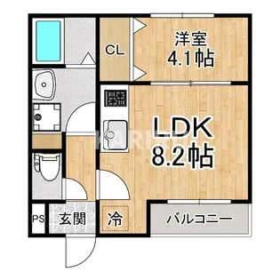 HARU都島FRONT【204号室】の間取り