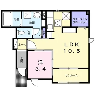 メゾンブリーズN【103号室】の間取り