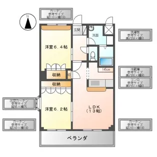 プレサスK’S【2階】の間取り