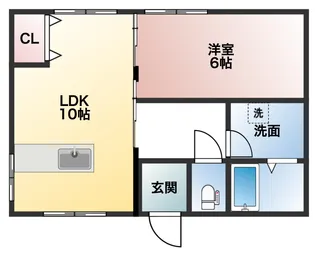 髙橋アパート【102号室】の間取り