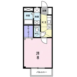 メゾンエクセルTS【204号室】の間取り
