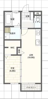 ハイムポルトK【202号室】の間取り