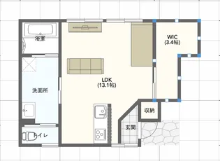 EAGLE【103号室】の間取り
