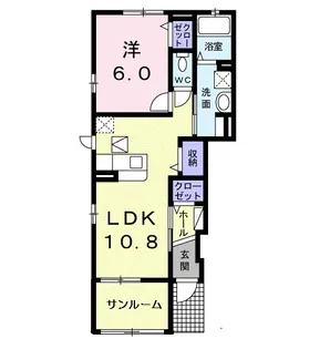 ラニエガーデン【101号室】の間取り