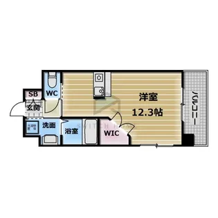 PHOENIX Clove Tomoi【7階】の間取り