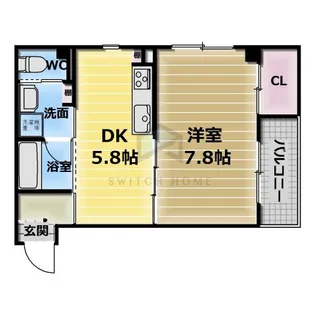 ラウレア上小阪の間取り