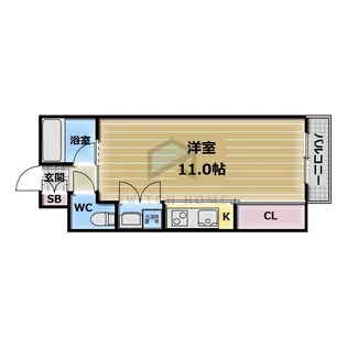 アリビオ北巽の間取り