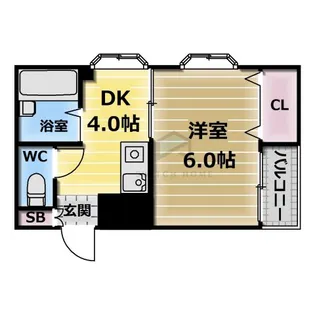ゴッドフィールドⅢ【2階】の間取り