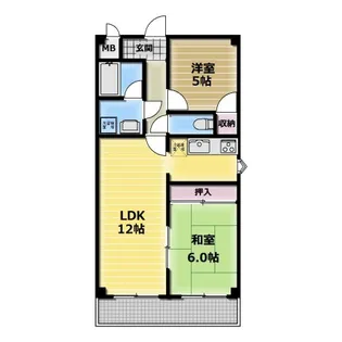 メゾンプランシェールの間取り