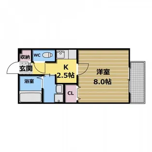 メゾンドゥ長瀬の間取り