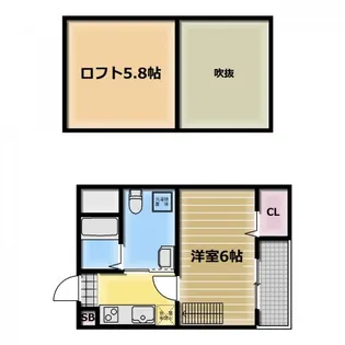 ガーデンヒルズ【2階】の間取り