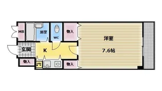 サンモール【6階】の間取り