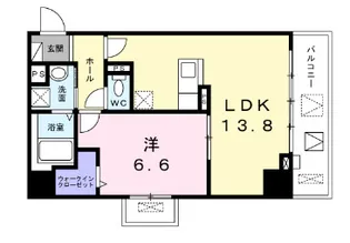 ムーンヒルズ大阪【11階】の間取り