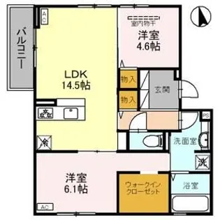 VierCasaBの間取り