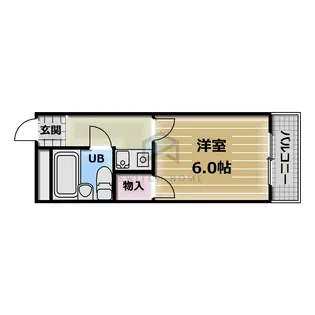 タチバナコーポの間取り