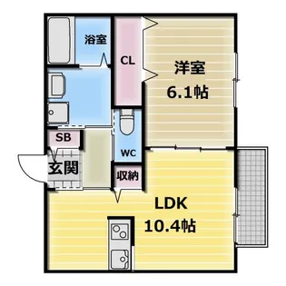 コルザテラスの間取り