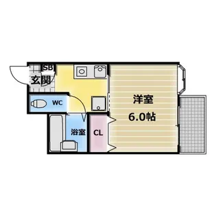 セントラルハイツ3の間取り