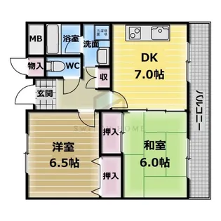 メゾンイサムの間取り
