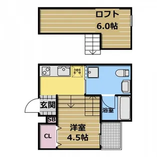 arem小若江【1階】の間取り