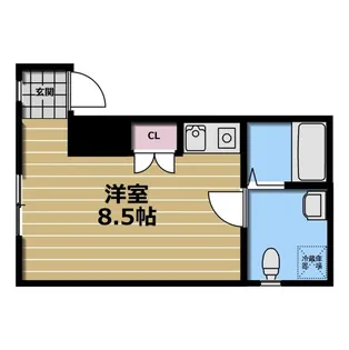 長堂瑠璃【301号室】の間取り