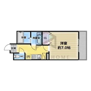 スパジオビィータ【2階】の間取り