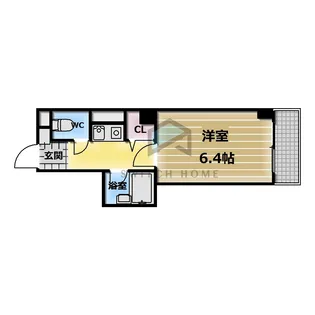 ビラ菱屋西【2階】の間取り
