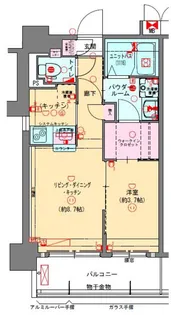 プレサンスNEO長堂アウローラ【6階】の間取り