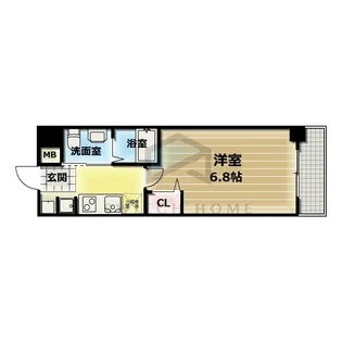 M’プラザ小阪駅前【3階】の間取り