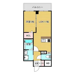 VITA荒本【7階】の間取り