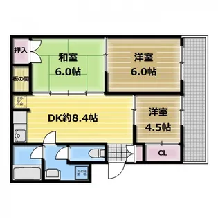 永和ハイツの間取り
