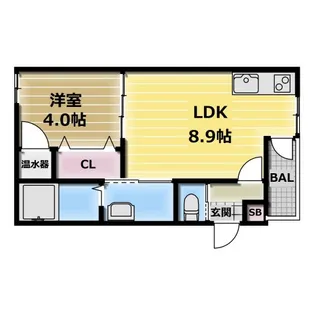 グランディール近江堂の間取り