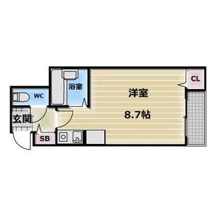 CTビュー小阪【2階】の間取り
