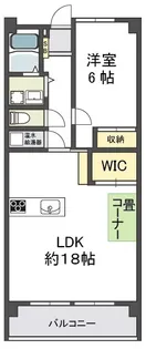 フローラ長田の間取り