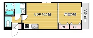 セレニティ衣摺【2階】の間取り