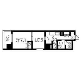 ヴァローレ布施の間取り