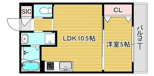 セレニティ衣摺【3階】の間取り