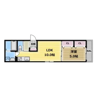 セレニティ衣摺【2階】の間取り