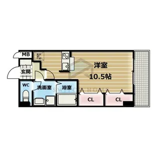 ディオーネジエータ長堂の間取り