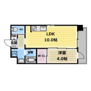 グランドゥーエ永和駅前【3階】の間取り