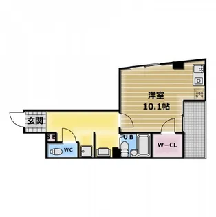 M’プラザ布施弐番館【4階】の間取り