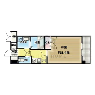 CASSIA高井田NorthCourtの間取り