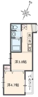 MELDIA大和田3の間取り
