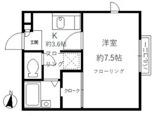 カーサクーナの間取り