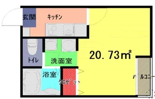 リベルテ大和田の間取り